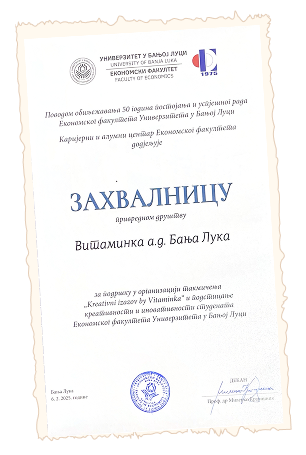 Zahvalnica vitaminka